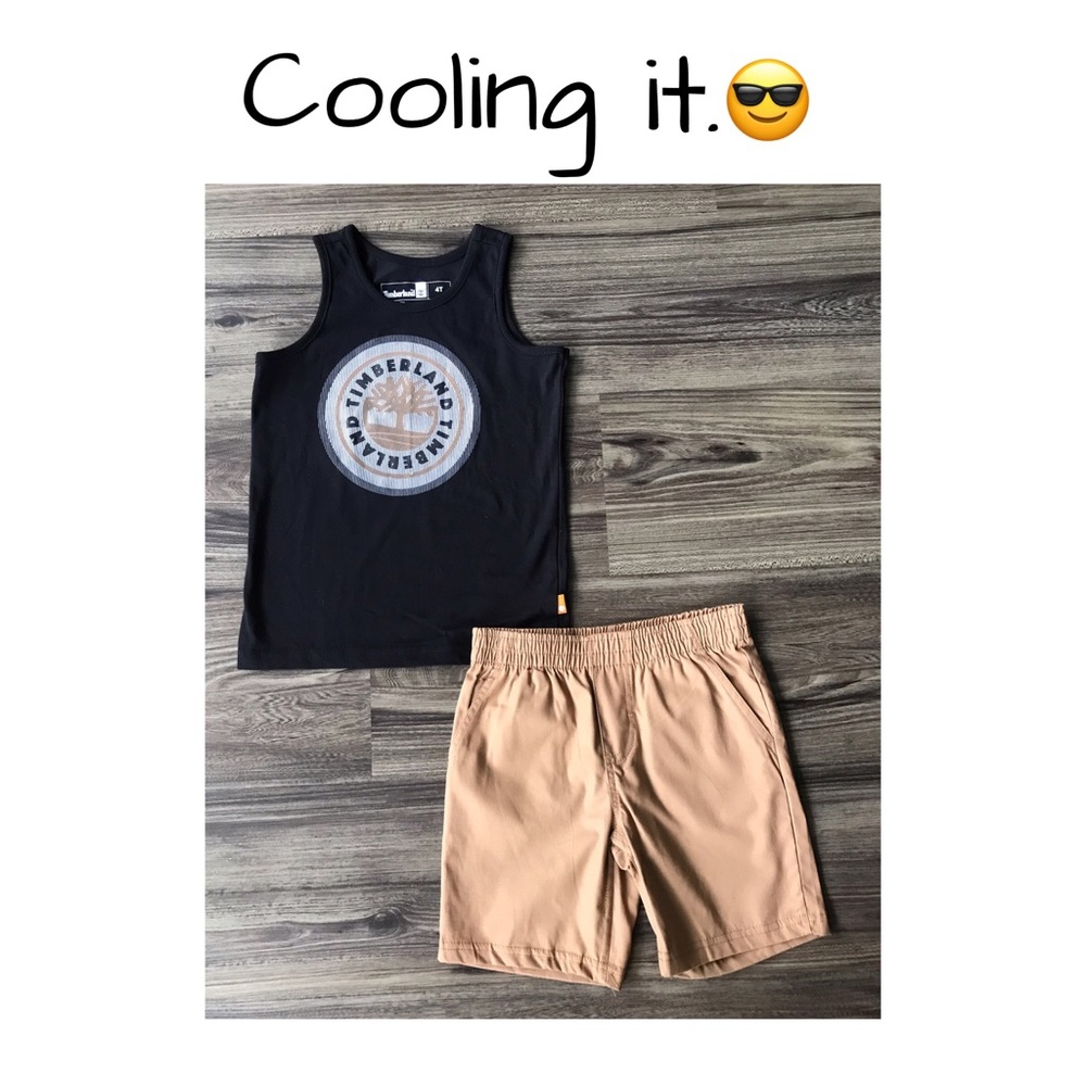 🚩SALE Timberland Boys Shorts Outfit size 4T